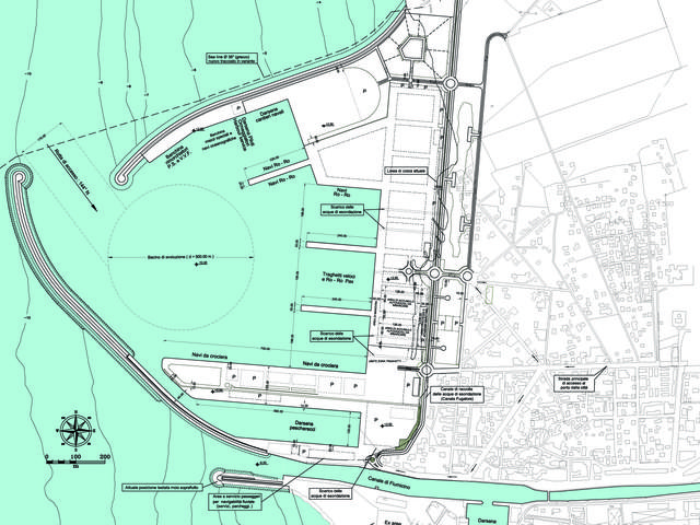 Strategic plan variation of Porto Canale 